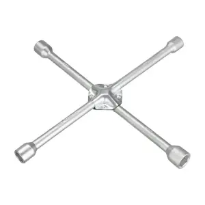 Ключ балонний хрестовий, укріплений, 406×16 мм, 17×19×21×22 мм INTERTOOL (HT-1597) UA