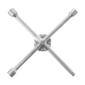 Ключ балонний хрестовий, укріплений, 1/2", 355×16 мм, 17×19×22 мм INTERTOOL (HT-1602) UA