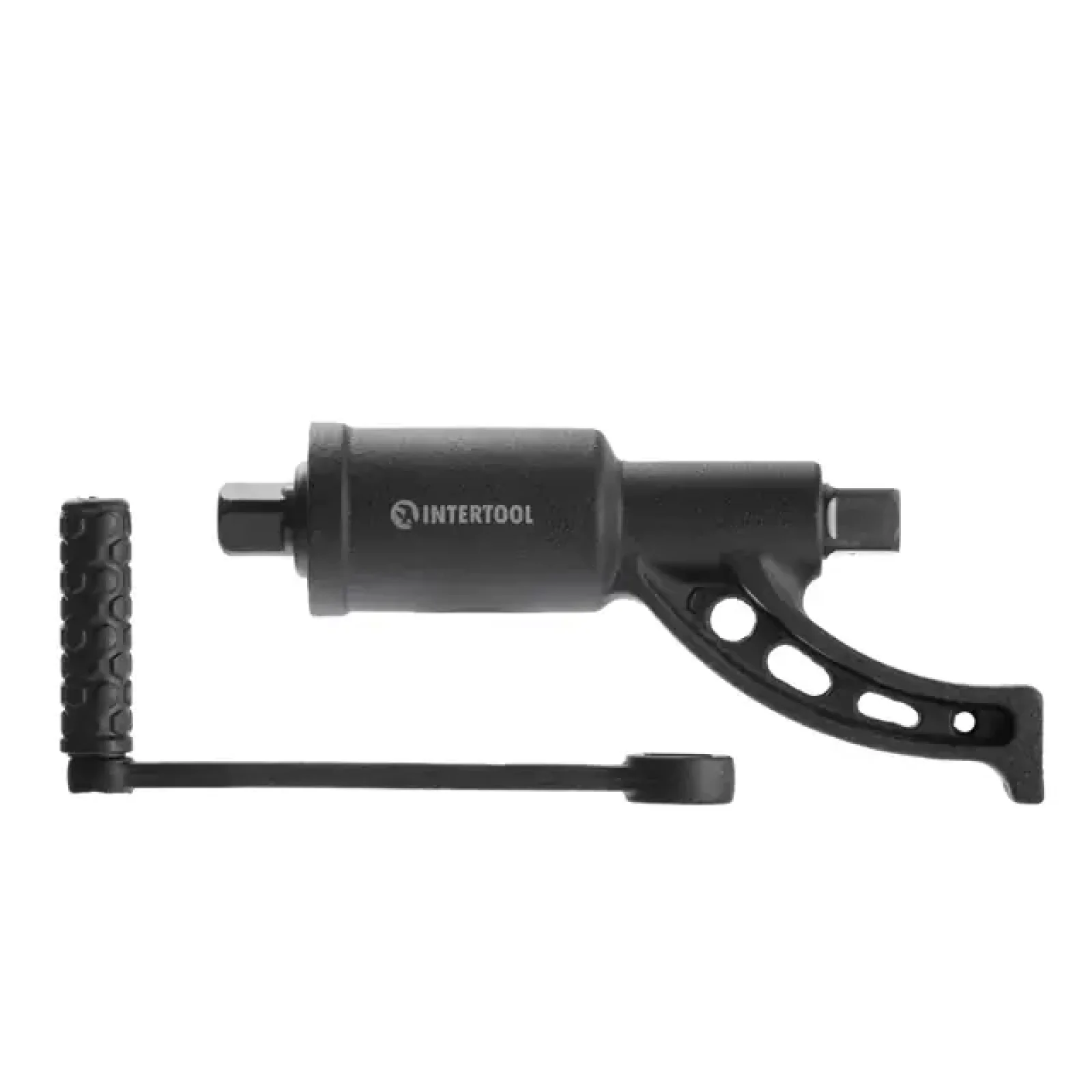 Ключ балонний роторний для вантажних авто, 261 мм, передавальне відношення 1:68, макс. крутний момент 5200 Nm, головки 32, 33 мм, кейс INTERTOOL (XT-0002) UA