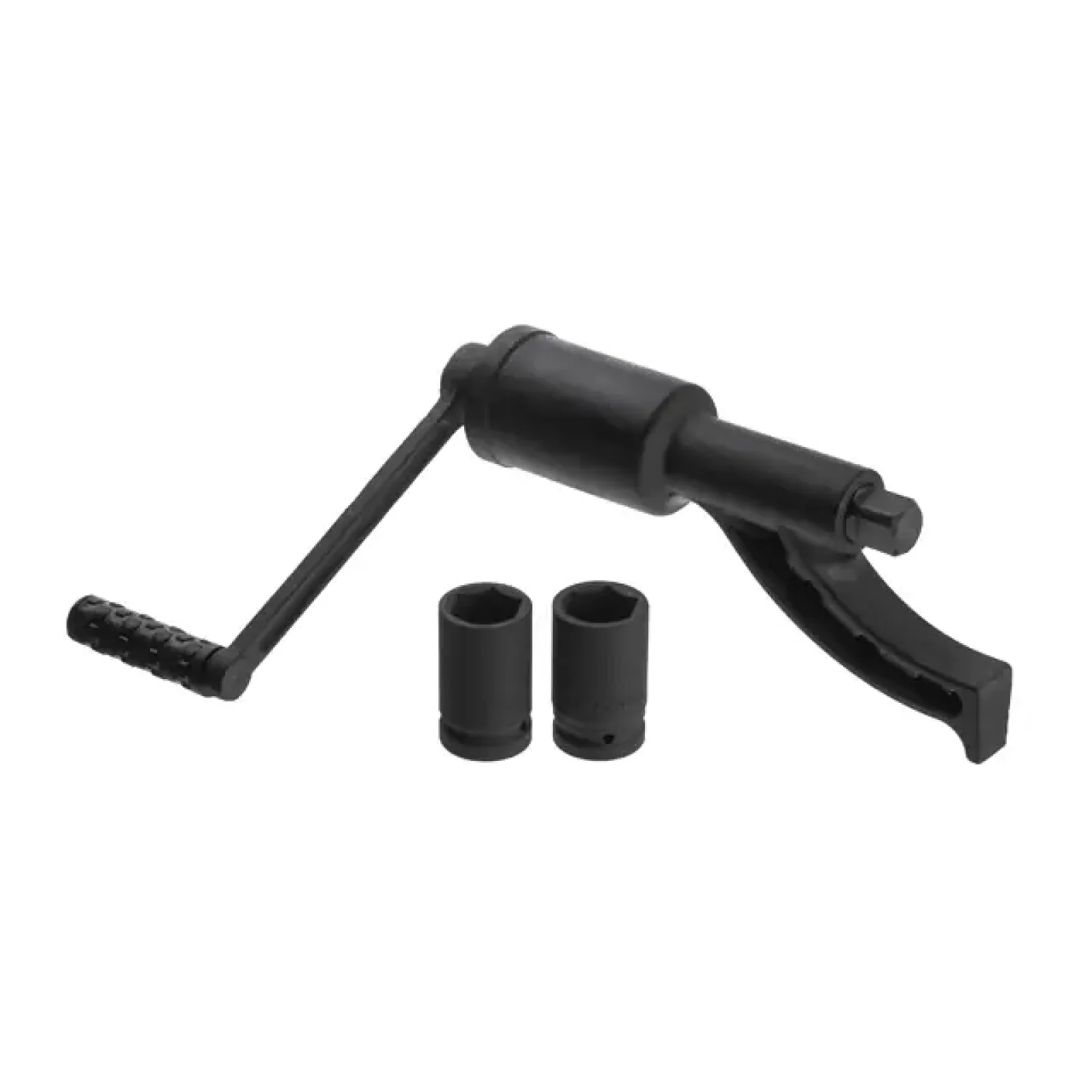 Ключ балонний роторний для вантажних авто, 310 мм, передавальне відношення 1:56, макс. крутний момент 5000 Nm, головки 32, 33 мм, кейс INTERTOOL (XT-0004) UA