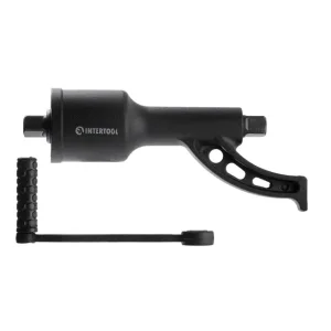 Ключ балонний роторний для вантажних авто, 340 мм, передавальне відношення 1:78, макс. крутний момент 7000 Nm, головки 32, 33 мм, кейс INTERTOOL (XT-0005) UA