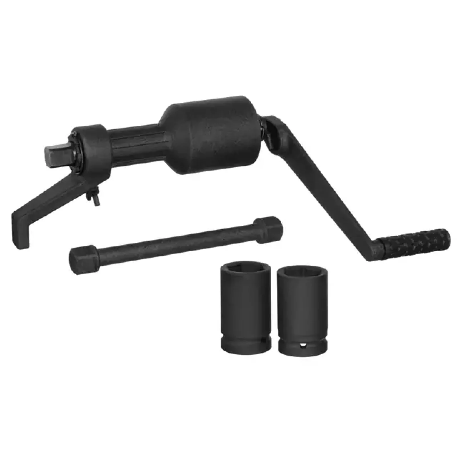 Ключ балонний роторний для вантажних авто, 380 мм, двошвидкісний, передавальне відношення 1:58/1:38, макс. крутний момент 3800 Nm, головки 32, 33 мм, кейс INTERTOOL (XT-0006) UA