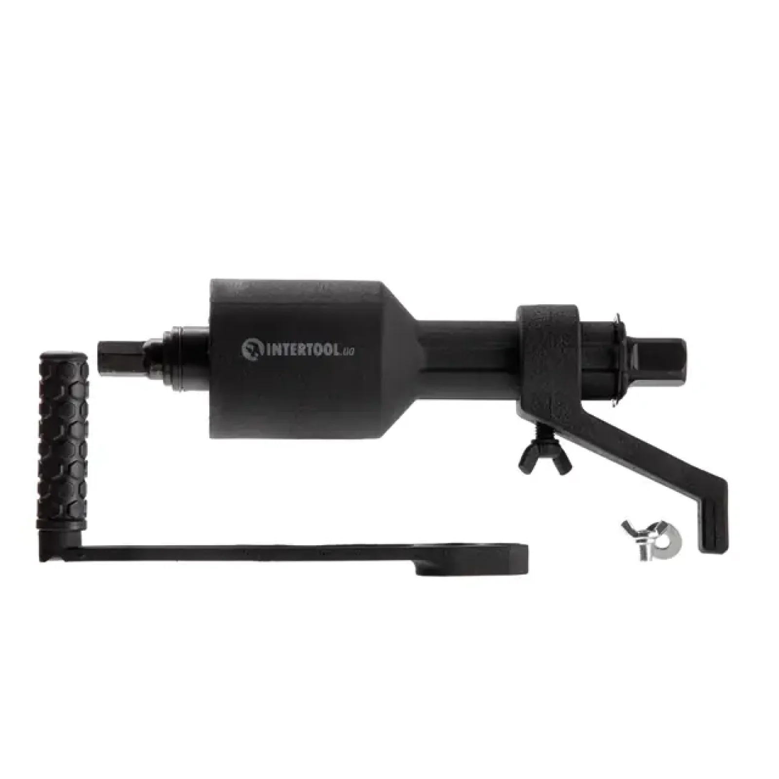 Ключ балонний роторний для вантажних авто, 380 мм, двошвидкісний, передавальне відношення 1:58/1:38, макс. крутний момент 3800 Nm, головки 32, 33 мм, кейс INTERTOOL (XT-0006) UA