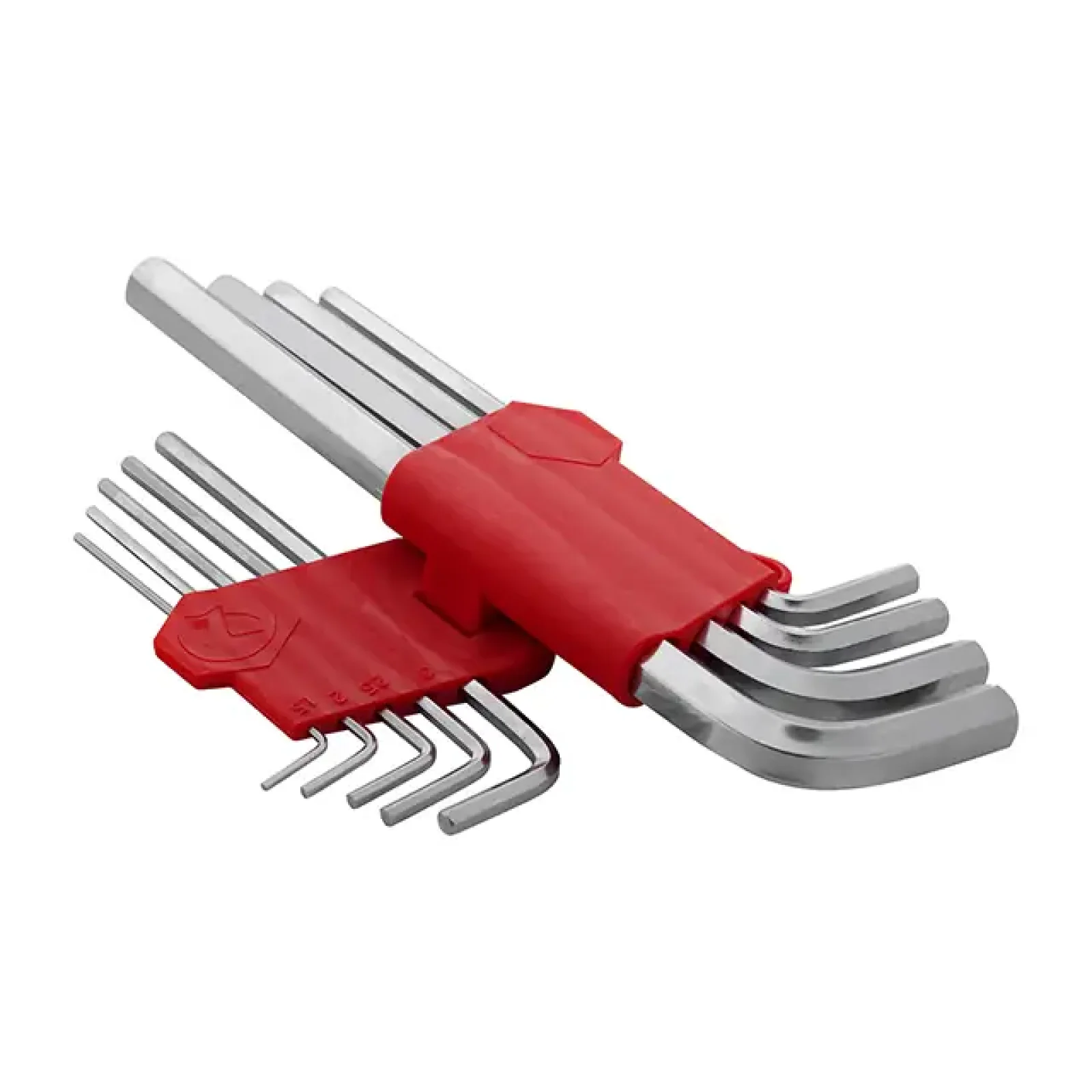 Набір ключів Г-подібних шестигранних подовжених 9 шт., 1,5-10 мм, Cr-V INTERTOOL (HT-0602) UA