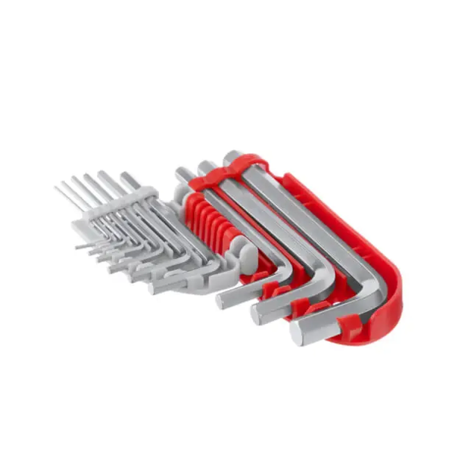 Набір ключів Г-подібних шестигранних, 9 шт., 1,5-10 мм, S2, професійні INTERTOOL (HT-1801) UA