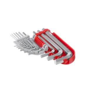 Набір ключів Г-подібних шестигранних, 9 шт., 1,5-10 мм, S2, професійні INTERTOOL (HT-1801) UA