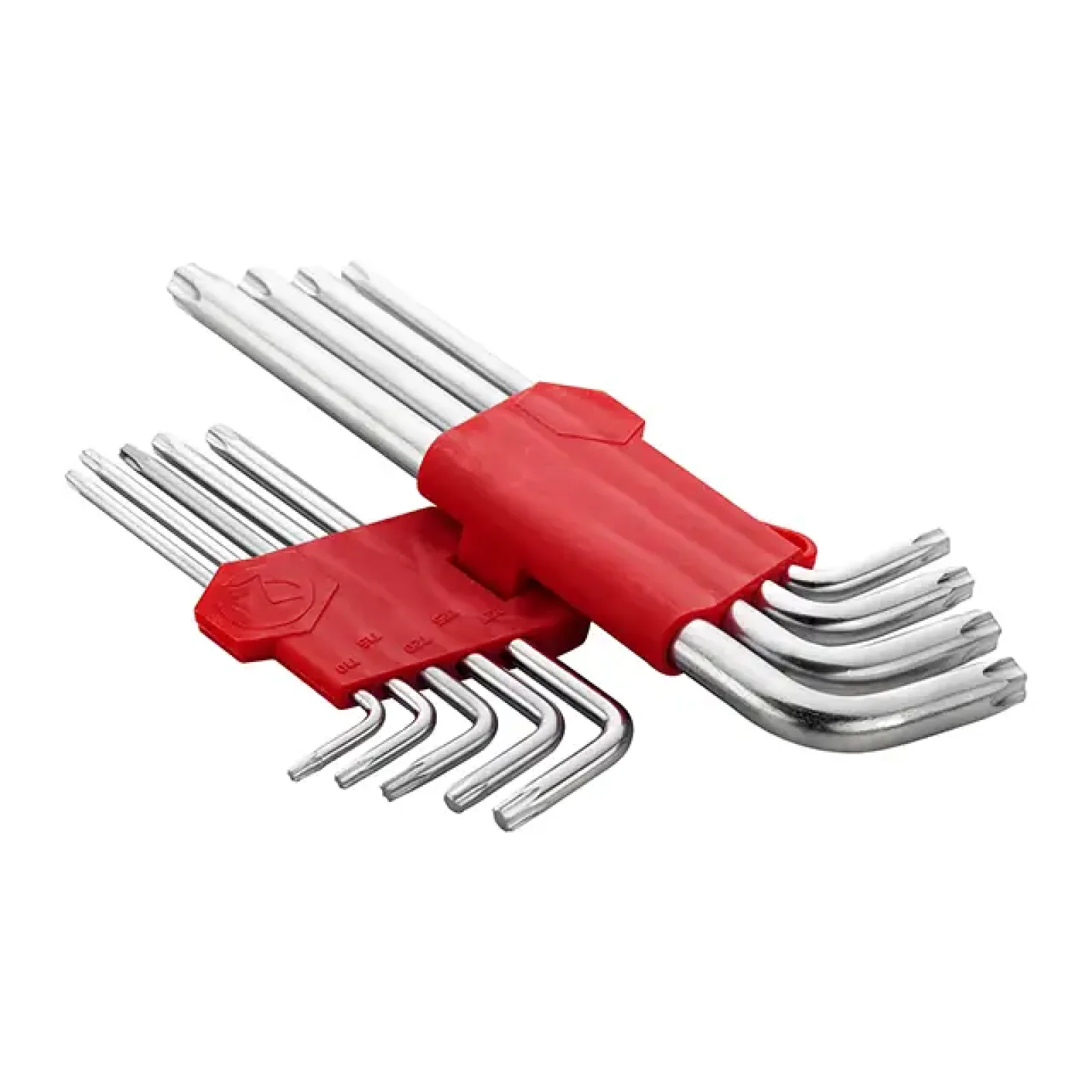 Набір ключів Г-подібних TORX подовжених, 9 шт., Т10-Т50, Cr-V INTERTOOL (HT-0608) UA