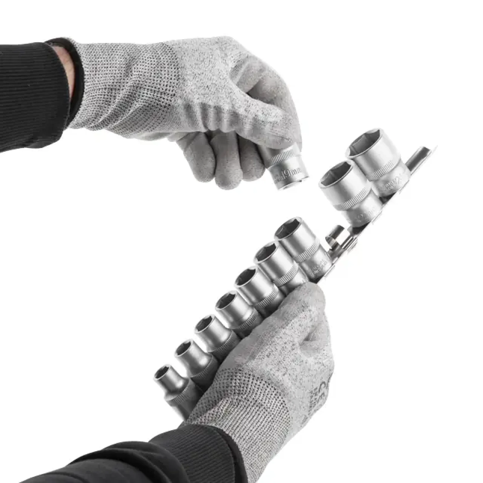 Набір шестигранних головок на планці, 1/2