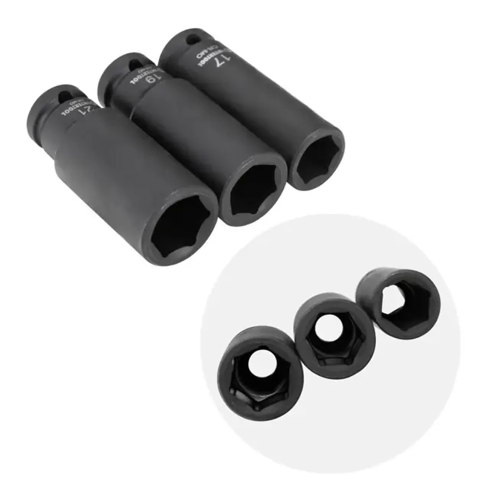 Набір головок ударних подовжених 1/2