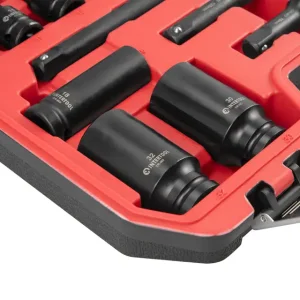 Набір головок та подовжувачів ударних 1/2