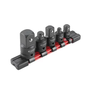 Набір перехідників 5 од. 1/4"Fx3/8"M, 3/8"Fx1/4"M, 3/8"Fx1/2"M, 1/2"Fx3/8"M, 1/2"Fx3/4"M, CrMo STORM INTERTOOL (ET-8511) UA