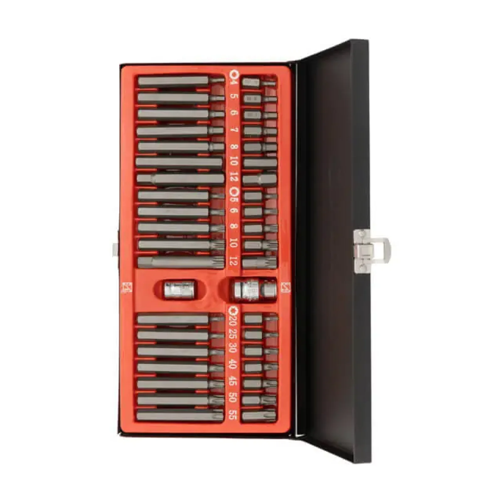 Набір зірок і шестигранників STORM, S2, 40 од. (TORX, HEX, SPLINE) INTERTOOL (ET-8041) UA