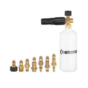 Насадка-піногенератор універсальна для мийок високого тиску, 1000 мл INTERTOOL (DT-1536) UA