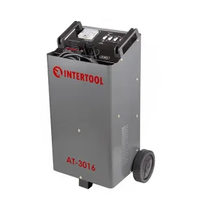 Пристрій пуско-зарядний 12/24 В, 1,2 кВт, пуск 300 А, 50/75 А, 20-600 Аг INTERTOOL (AT-3016) UA