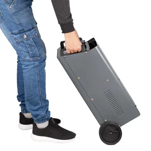 Пристрій пуско-зарядний 12/24 В, 1,2 кВт, пуск 300 А, 50/75 А, 20-600 Аг INTERTOOL (AT-3016) UA