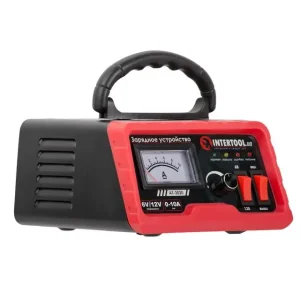 Пристрій зарядний для акумуляторів 6/12 В, 10 А, 6-120 Аг, з мікропроцесором INTERTOOL (AT-3020) UA