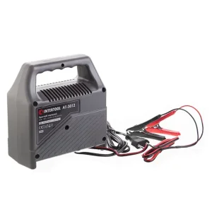 Пристрій зарядний для акумуляторів 6/12 В, 70 Вт, 10-60 Аг, світлодіодна індикація, з трансформатором INTERTOOL (AT-3012) UA