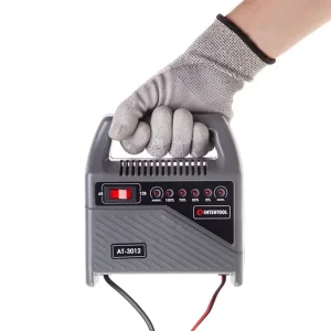 Пристрій зарядний для акумуляторів 6/12 В, 70 Вт, 10-60 Аг, світлодіодна індикація, з трансформатором INTERTOOL (AT-3012) UA