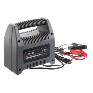 Пристрій зарядний для акумуляторів 6/12 В, 70 Вт, 10-60 Ач, стрілочний індикатор, з трансформатором INTERTOOL (AT-3014) UA