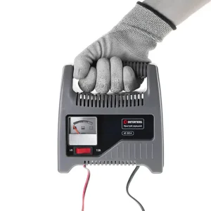 Пристрій зарядний для акумуляторів 6/12 В, 70 Вт, 10-60 Ач, стрілочний індикатор, з трансформатором INTERTOOL (AT-3014) UA