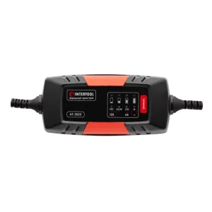 Зарядний пристрій 6/12 В, 2 А, 1,2 - 60 Аг, з мікропроцесором INTERTOOL (AT-3022) UA