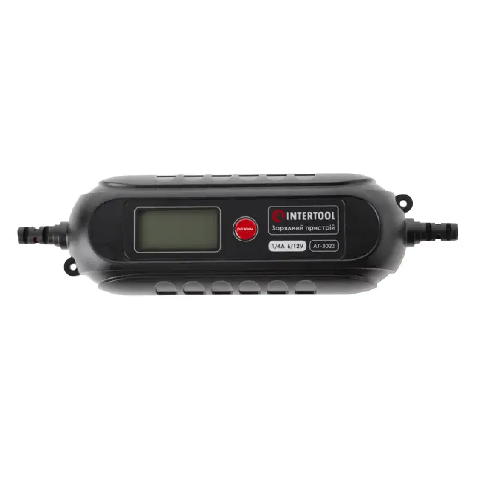 Зарядний пристрій 6/12 В, 0,8/3,8 А, 1,2-120 Аг, зимовий режим заряду, дисплей, з мікропроцесором INTERTOOL (AT-3023) UA