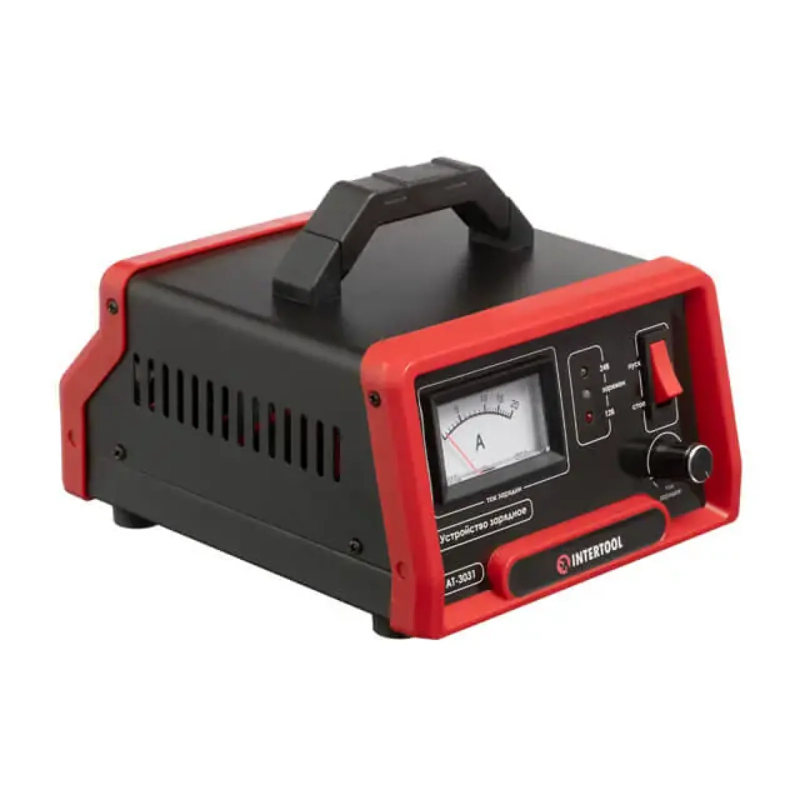 Пристрій зарядний для акумуляторів 12/24 В, 10 А, 6-150 Аг, з мікропроцесором INTERTOOL (AT-3031) UA