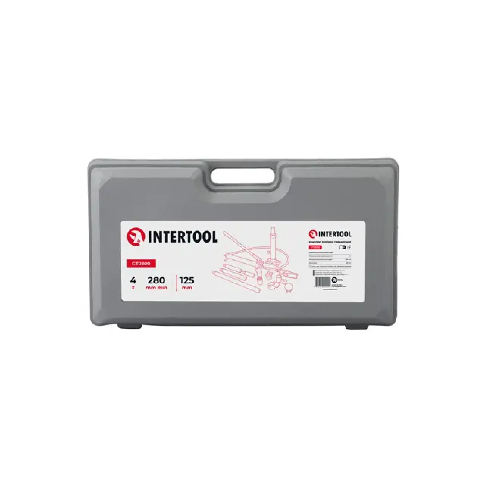 Комплект розпірок гідравлічних, 4 т INTERTOOL (GT0200) UA