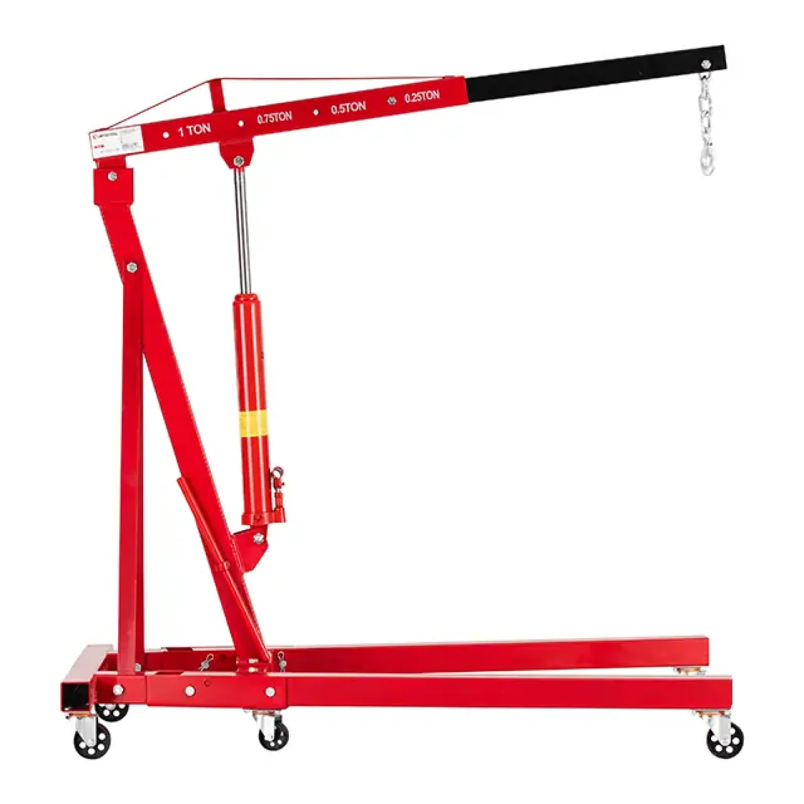 Кран-знімач двигуна гідравлічний підкатний 1 т INTERTOOL (GT0807) UA