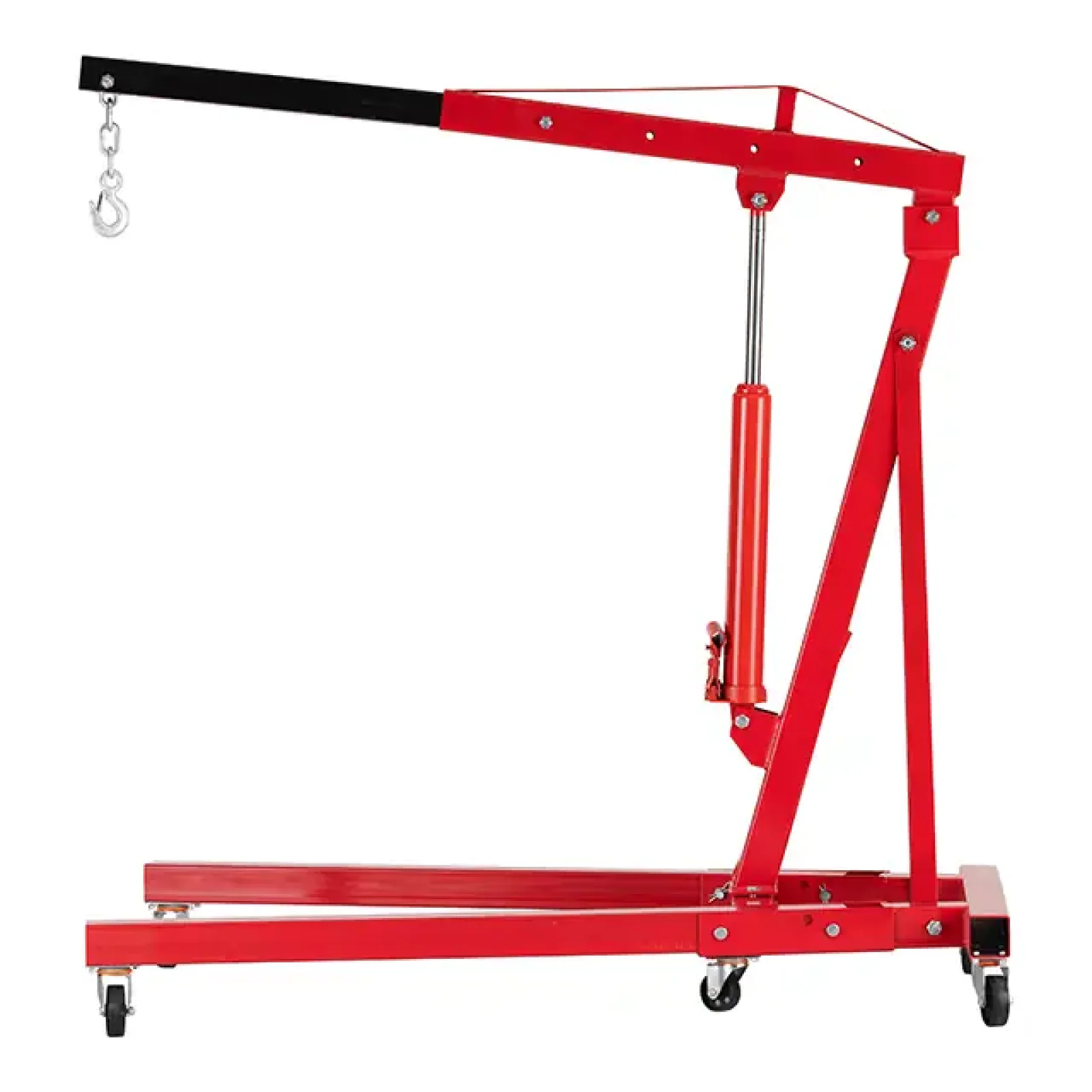 Кран-знімач двигуна гідравлічний підкатний 1 т INTERTOOL (GT0807) UA