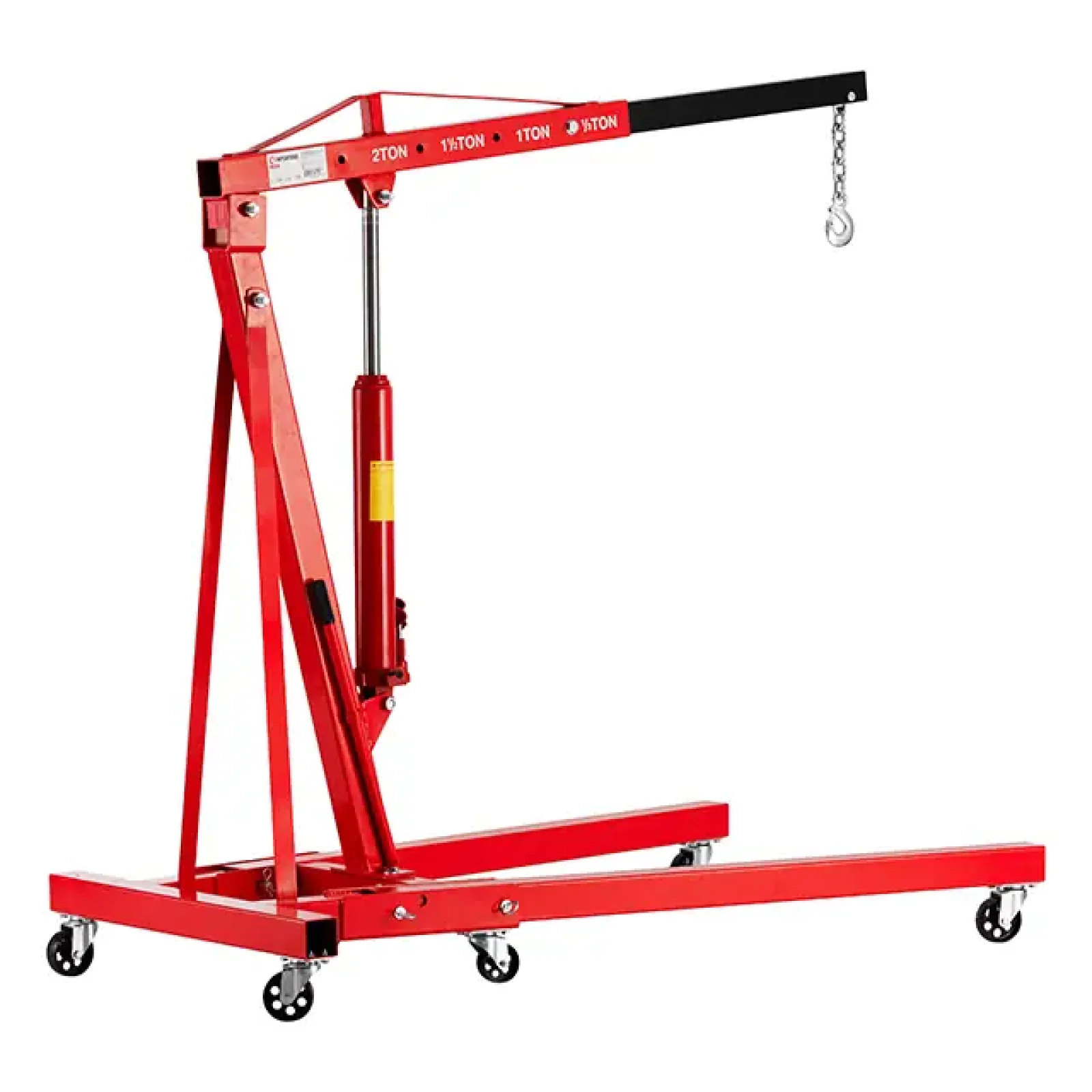 Кран-знімач двигуна гідравлічний підкатний 2 т (комплект з двох частин) INTERTOOL (GT0808) UA