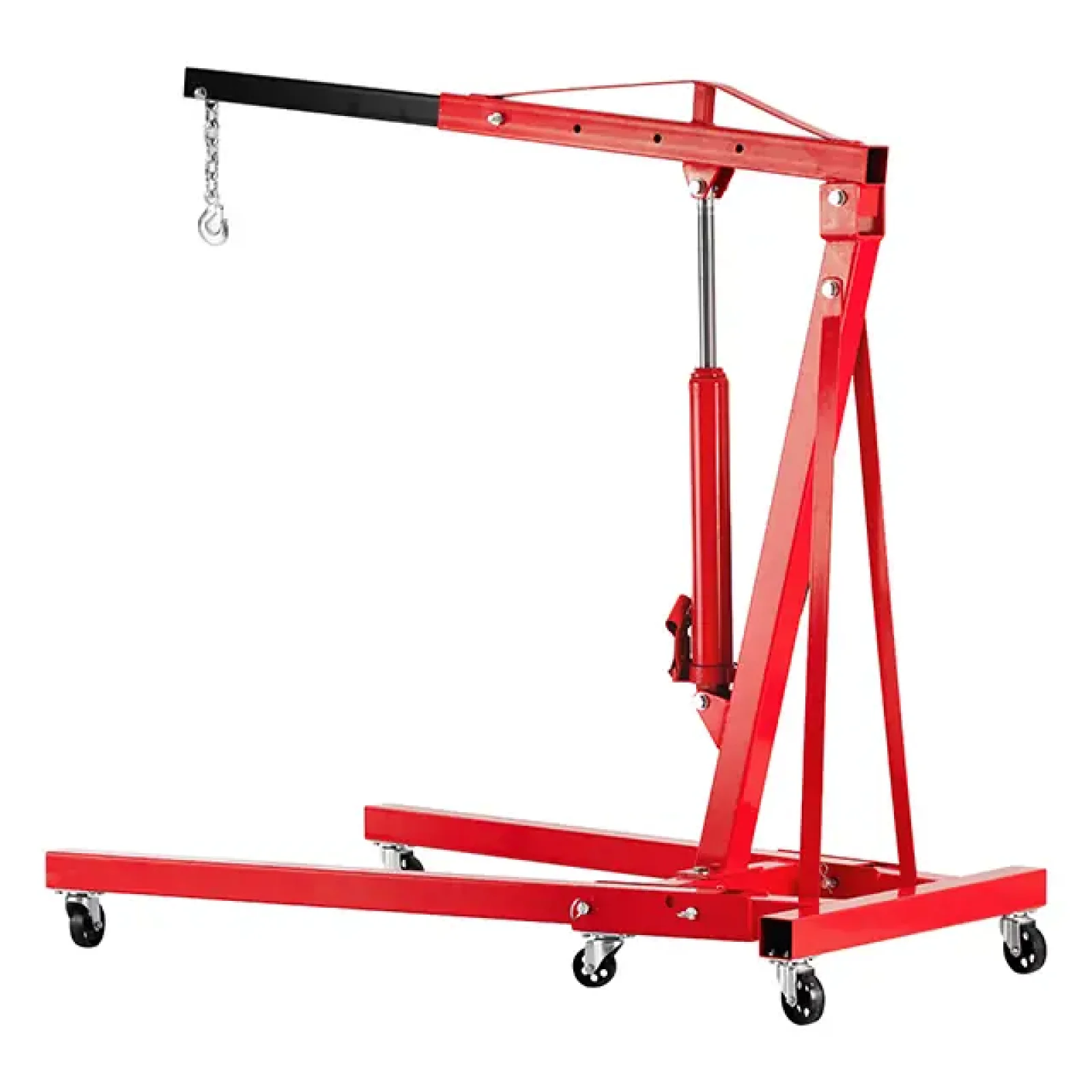 Кран-знімач двигуна гідравлічний підкатний 2 т (комплект з двох частин) INTERTOOL (GT0808) UA