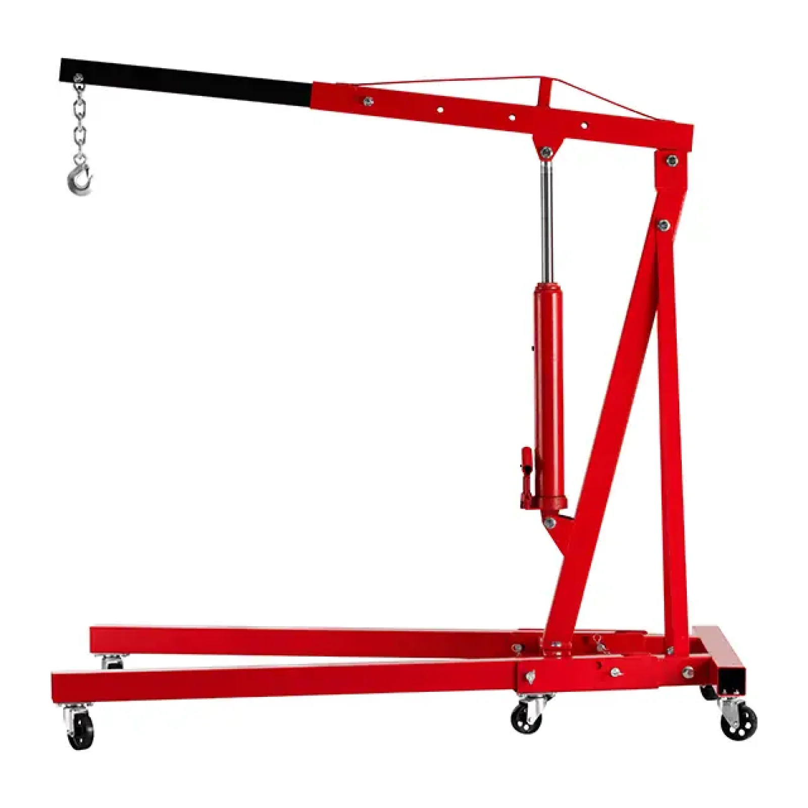 Кран-знімач двигуна гідравлічний підкатний 2 т (комплект з двох частин) INTERTOOL (GT0808) UA