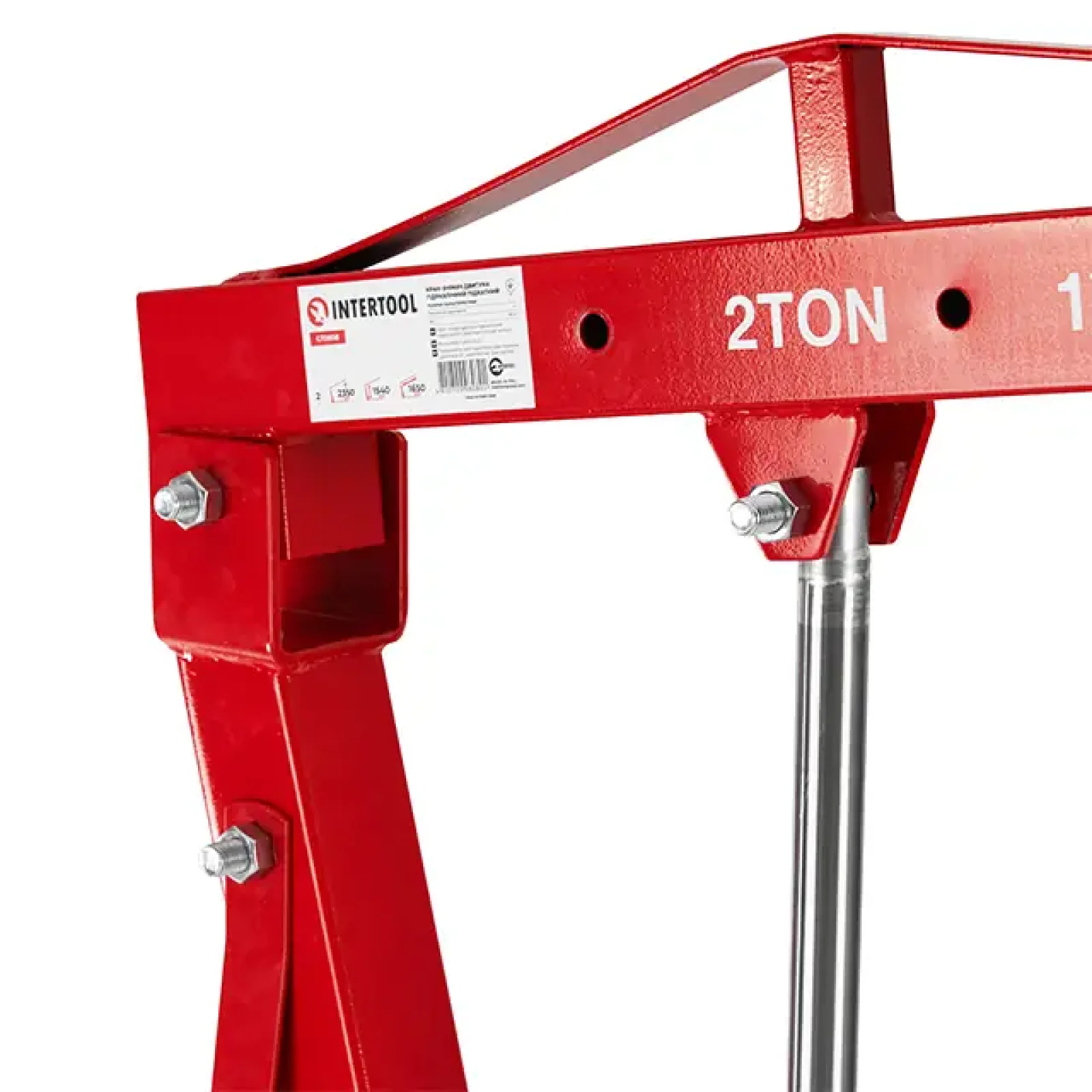 Кран-знімач двигуна гідравлічний підкатний 2 т (комплект з двох частин) INTERTOOL (GT0808) UA