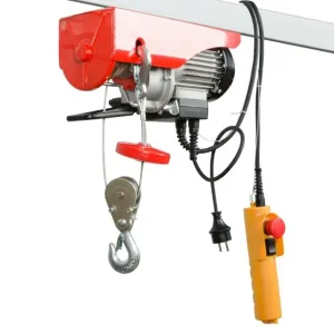 Лебідка електрична INTERTOOL 230 В, 0,5 кВт, 125/250 кг, трос: 3,0 мм × 12 м (GT1481) UA