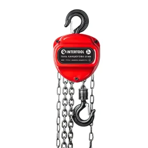 Таль ланцюгова INTERTOOL 3 т, ланцюг 3м (GT1408) UA