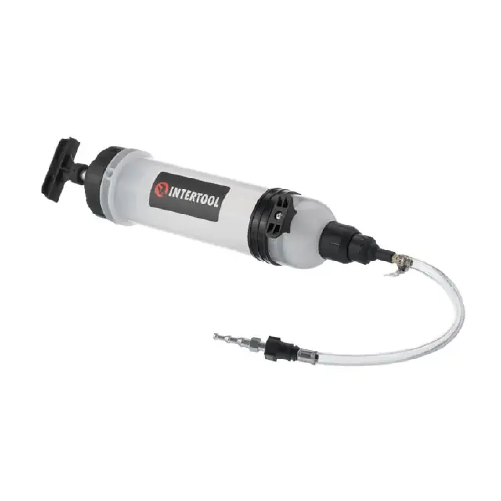 Шприц для технічних рідин, 1,5 л, з комплектом насадок INTERTOOL (AT-3073) UA