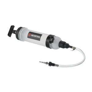 Шприц для технічних рідин, 1,5 л, з комплектом насадок INTERTOOL (AT-3073) UA