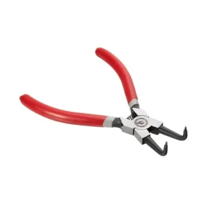 Щипці для зняття та встановлення стопорних кілець, 150 мм, вигнуті, на стиск INTERTOOL (HT-7006) UA