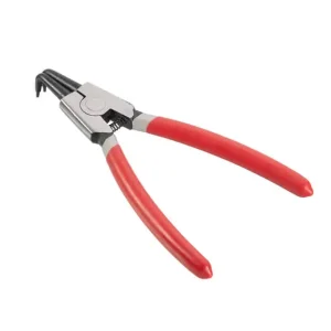 Щипці для зняття та встановлення стопорних кілець, 150 мм, вигнуті, на розтиск INTERTOOL (HT-7008) UA