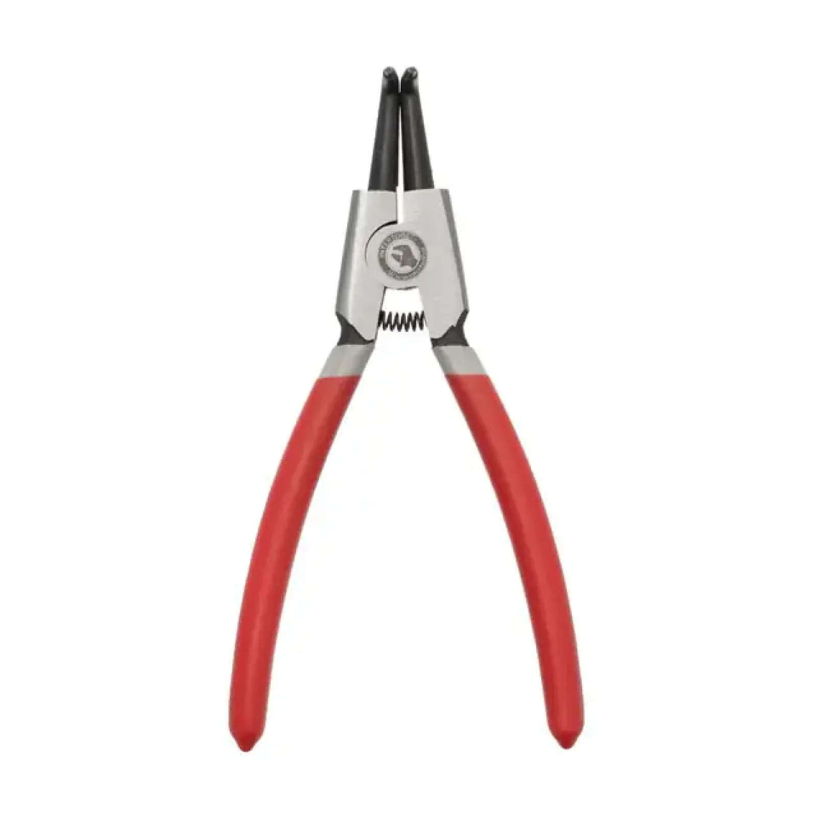 Щипці для зняття та встановлення стопорних кілець, 150 мм, вигнуті, на розтиск INTERTOOL (HT-7008) UA