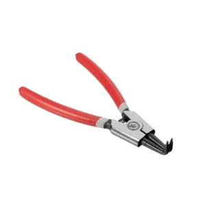 Щипці для зняття та встановлення стопорних кілець, 150 мм, вигнуті, на розтиск INTERTOOL (HT-7008) UA