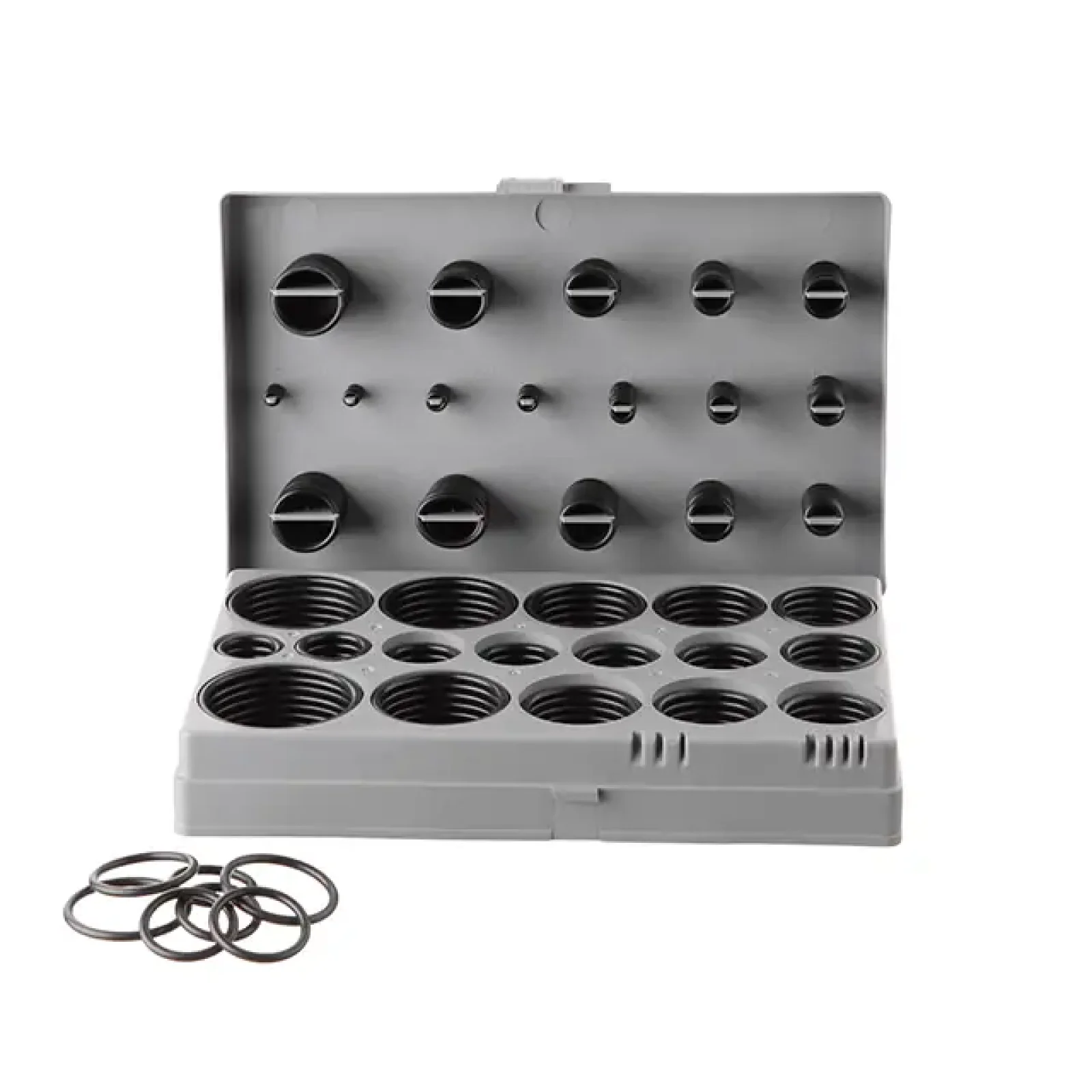 Комплект гумових ущільнювальних кілець, 407 од. INTERTOOL (AT-5407) UA