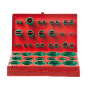 Комплект гумових ущільнювальних кілець, 419 од, зелені INTERTOOL (AT-5419) UA