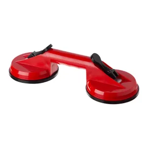 Тримач-присоска для скла, подвійна: 2×120 мм, максимальне навантаження: 80 кг INTERTOOL (HT-7102) UA