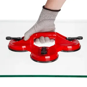 Тримач-присоска для скла, потрійна: 3×120 мм, максимальне навантаження: 120 кг INTERTOOL (HT-7103) UA