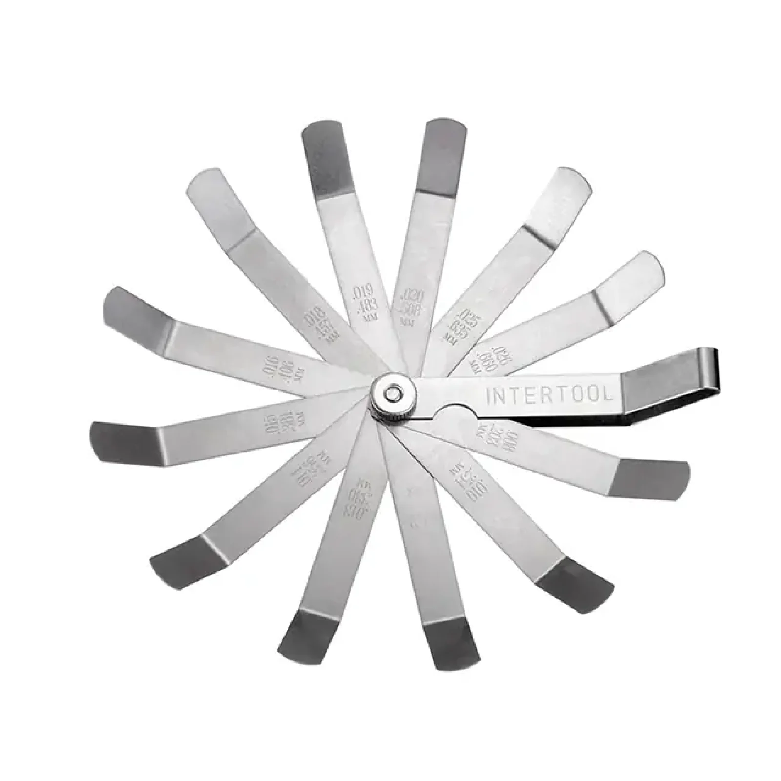 Комплект щупів зігнутих 0,203-0,660 мм, 12 шт. INTERTOOL (AT-0005) UA