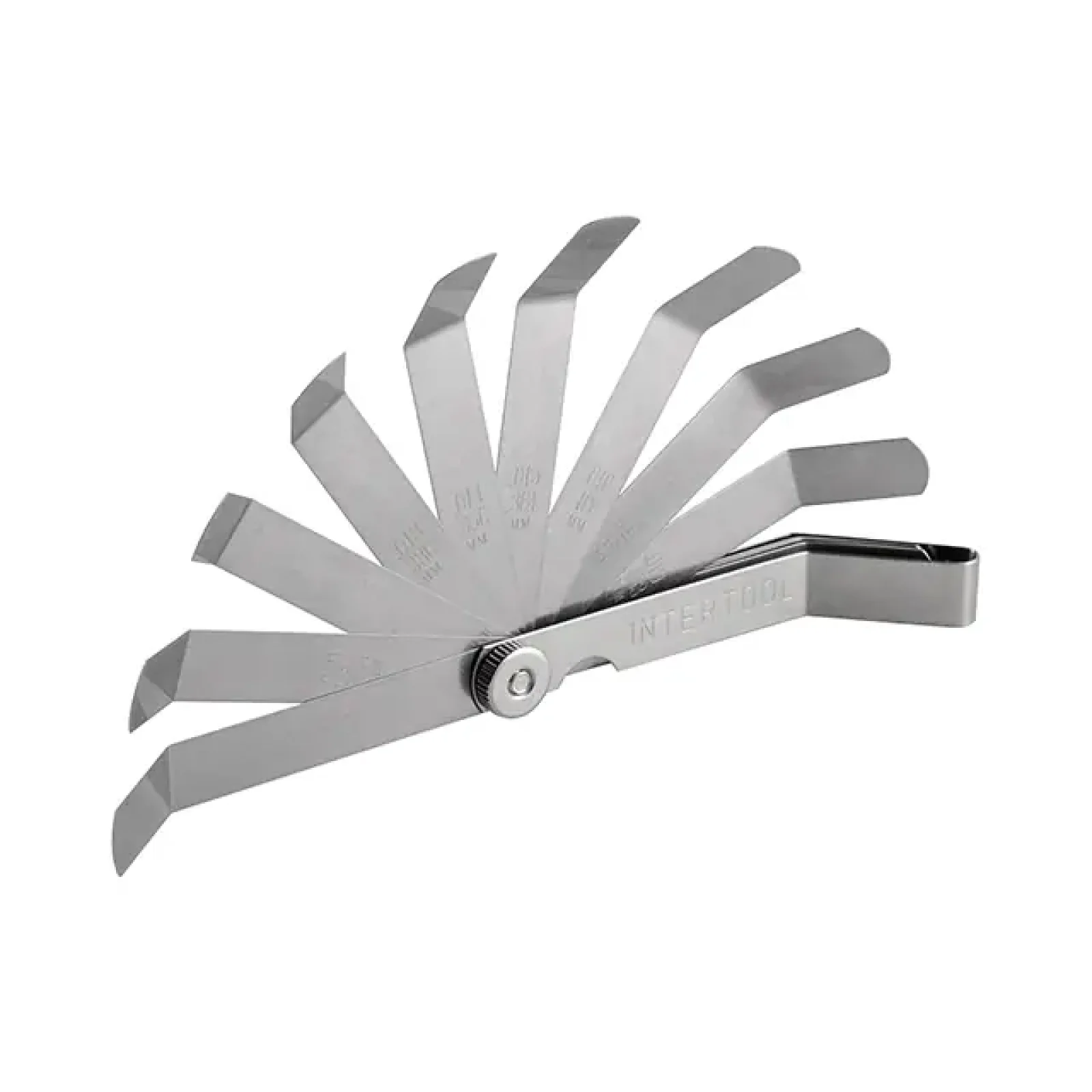 Комплект щупів зігнутих 0,203-0,660 мм, 12 шт. INTERTOOL (AT-0005) UA