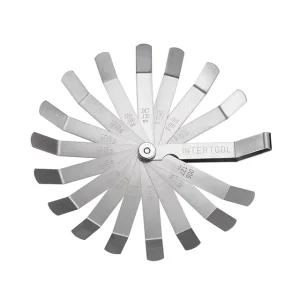 Комплект щупів зігнутих 0,127-0,508 мм, 16 шт. INTERTOOL (AT-0006) UA