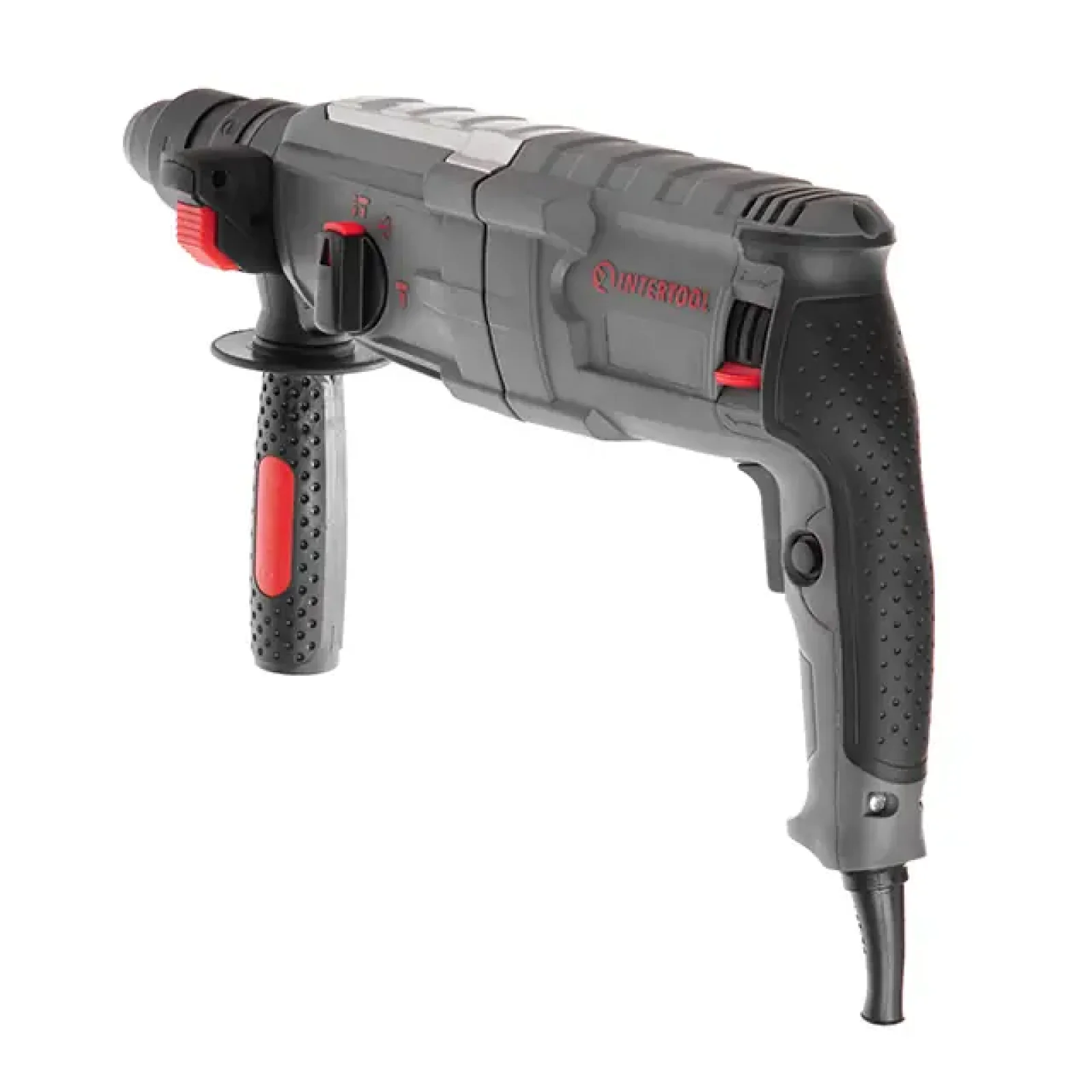 Перфоратор INTERTOOL 1,0 кВт, 3,5 Дж, 0-1300 об/хв, 0-5100 уд/хв, 3 режими, SDS-plus (DT-0186) UA